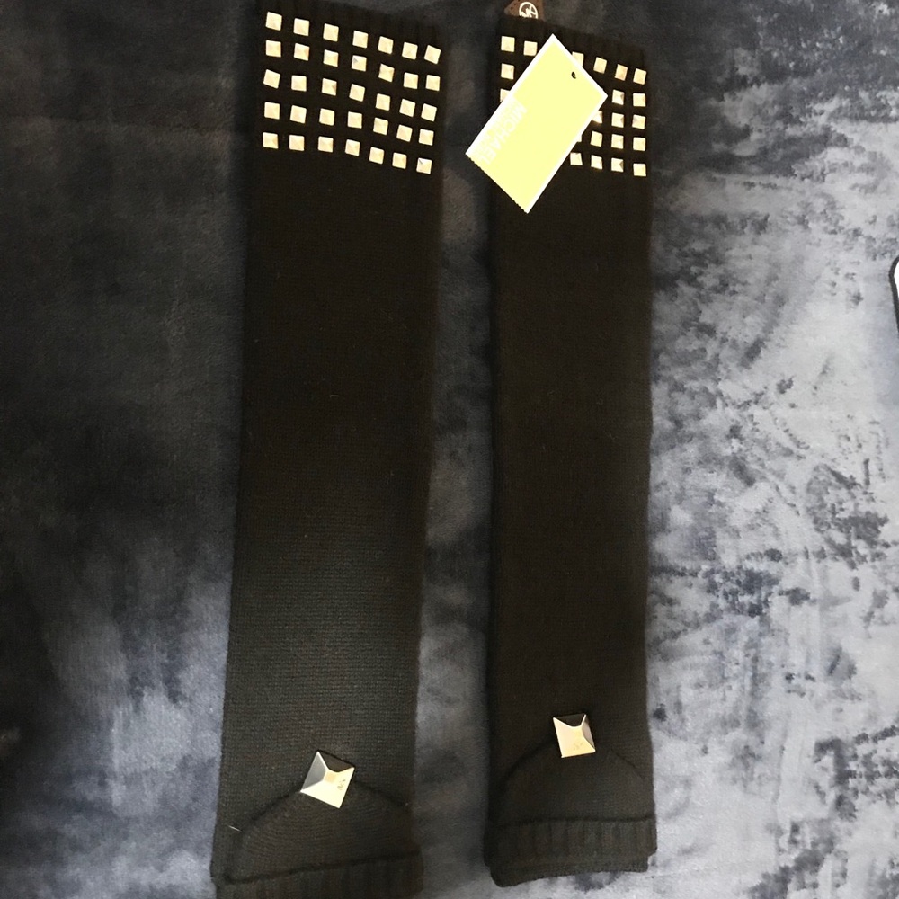 Michael Kors Elbow-Length Studded Gloves